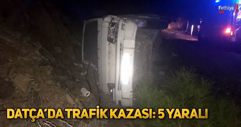 Datça’da Trafik Kazası: 5 Yaralı