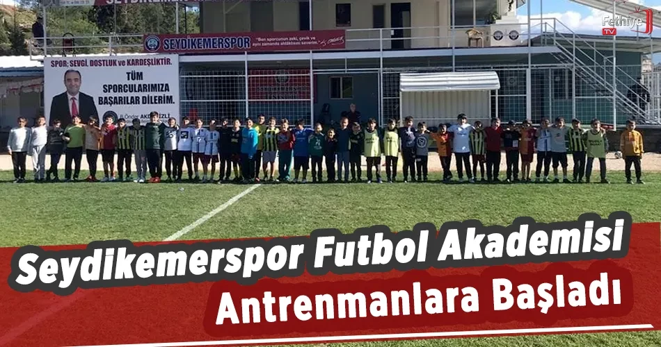 Seydikemerspor Futbol Akademisi Antrenmanlara Başladı