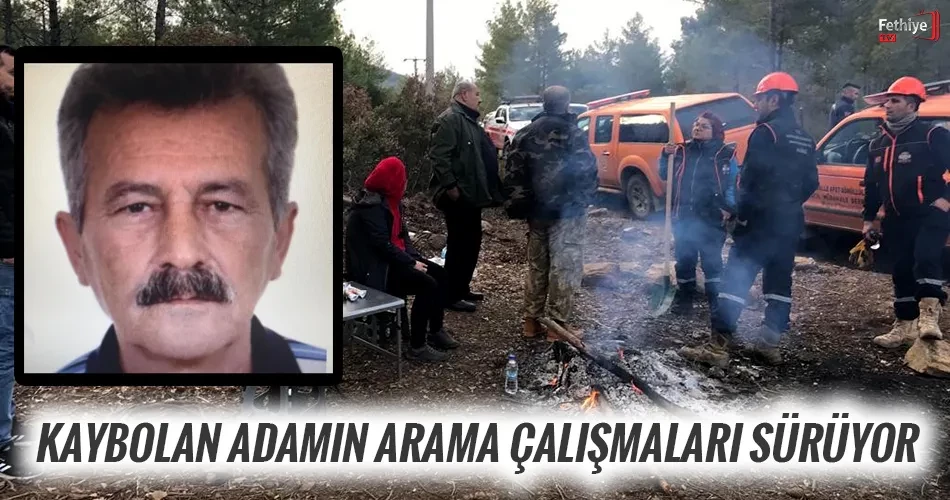 Kaybolan Adamın Arama Çalışmaları Sürüyor