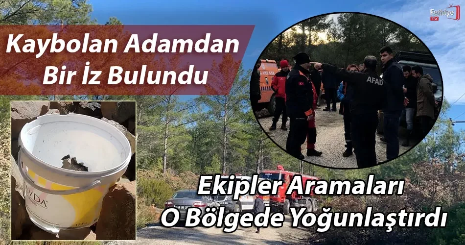 Çıntar Toplarken Dağda Kaybolan Adamdan Bir İz Bulundu