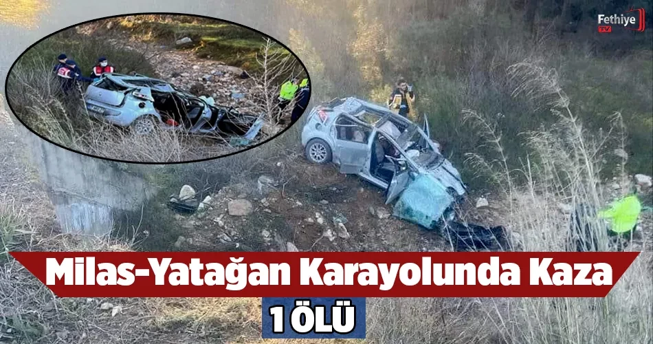 Milas-Yatağan Karayolunda Kaza: 1 Ölü