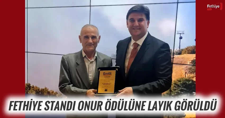 Fethiye Standı Onur Ödülüne Layık Görüldü 